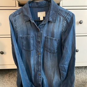 Caslon denim shirt XS